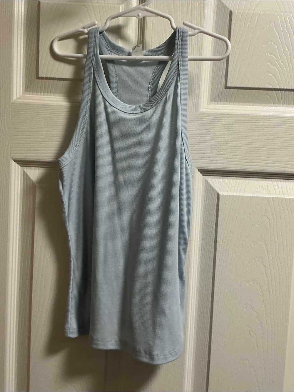 Light Blue Racerback Tank Top - Picture 2 of 5